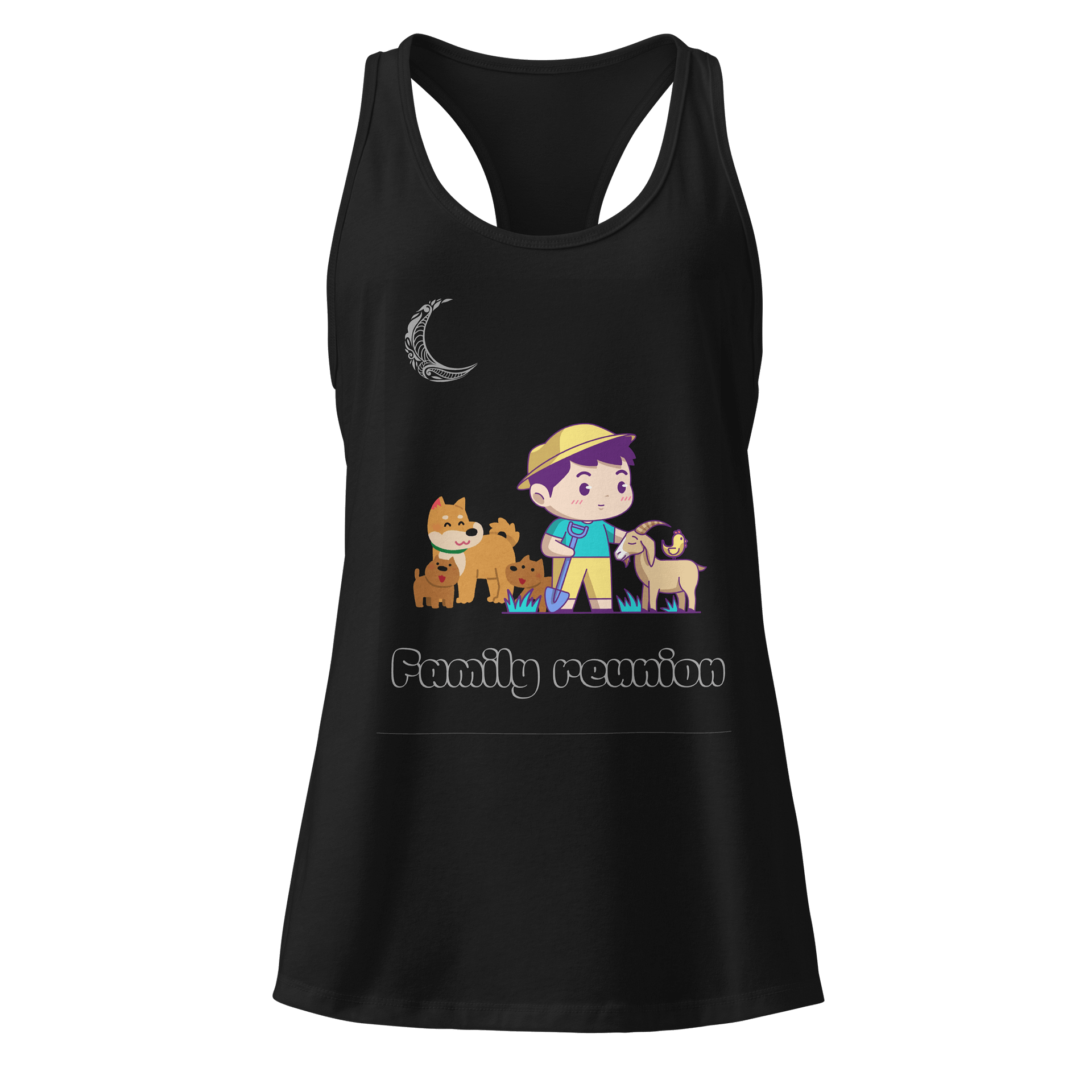 Moonlit Family Reunion Racerback Tank product image (1)