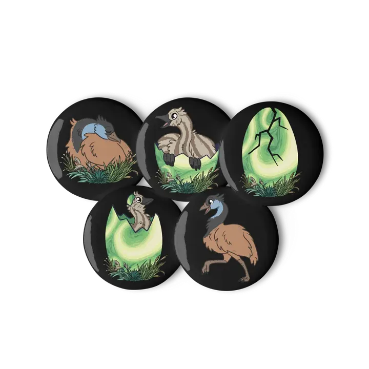RAWR Breeze Pins - Large Black product image (1)
