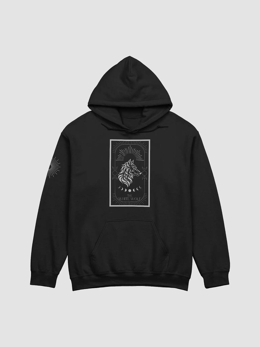 The White Wolf Silver Tarot Hoodie product image (1)