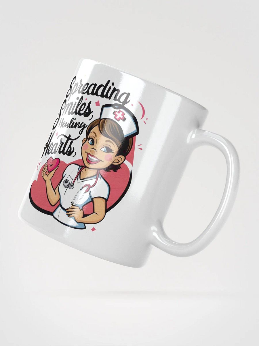 Spreading Smiles Healing Hearts Nurse Mug product image (4)