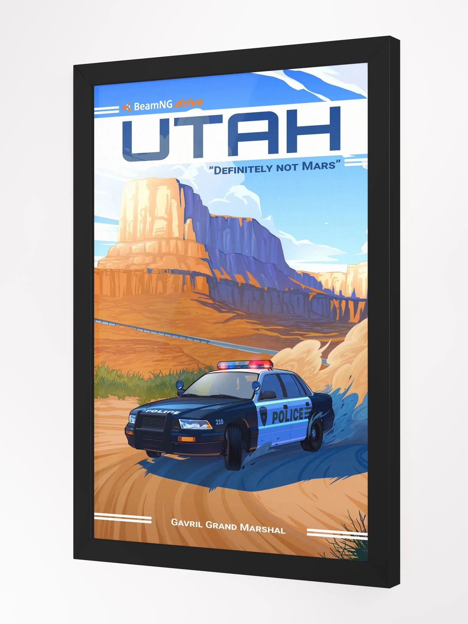 Framed Poster: Utah product image (2)