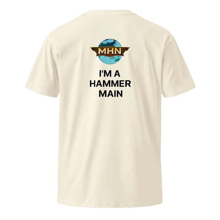 I'm A Hammer Main MHN Emblem Unisex T-Shirt White/Natural product image (3)