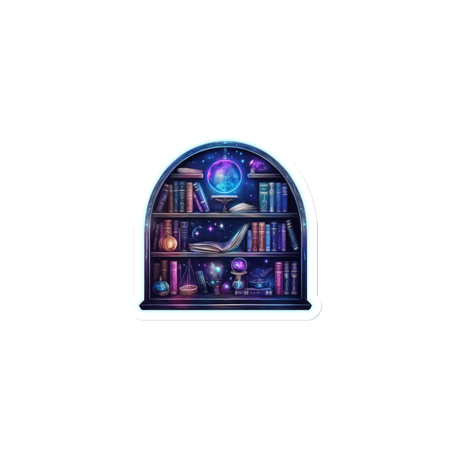 Starry Book Shelf Magnet product image (1)
