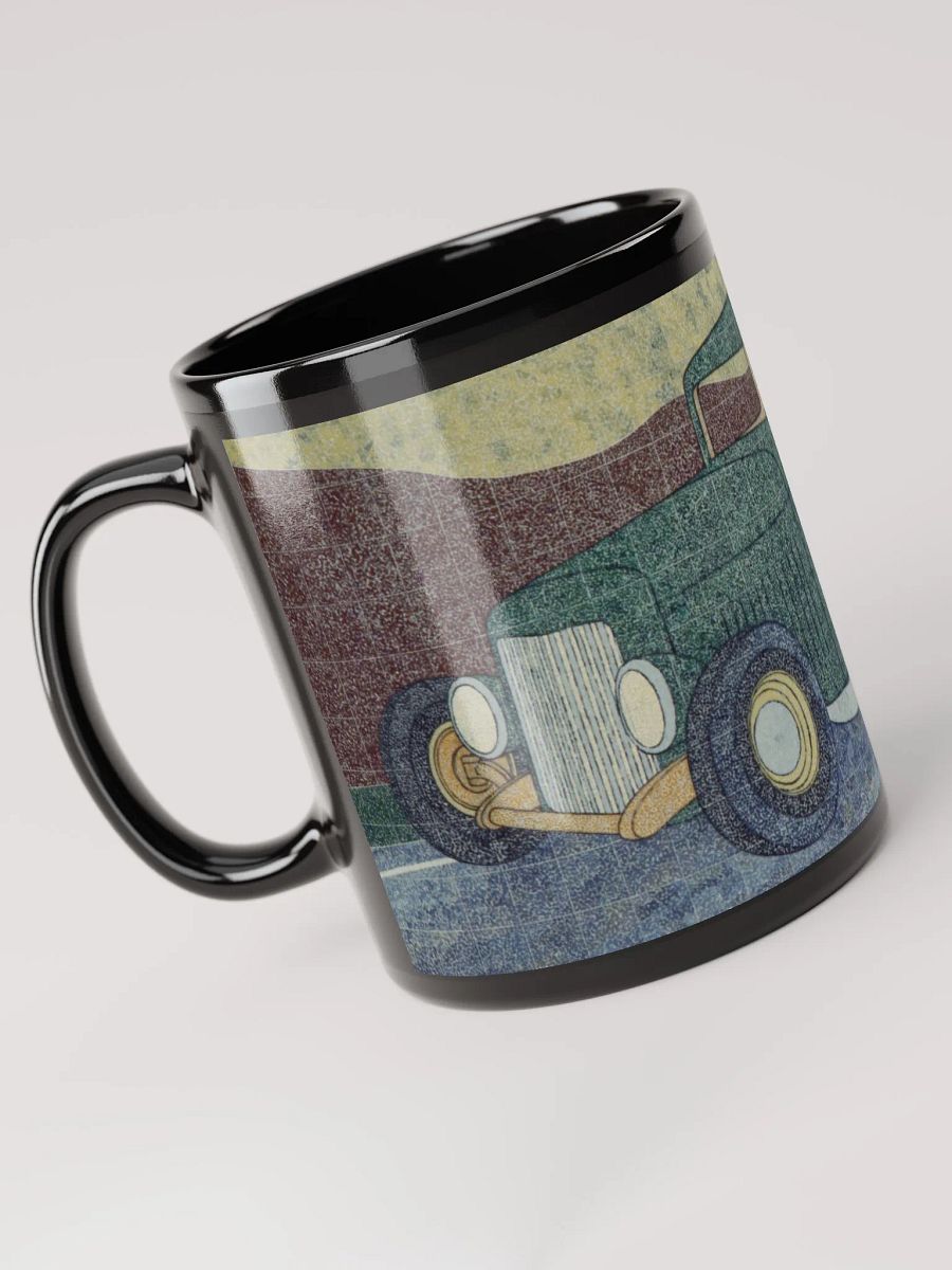 Green Hotrod Black Glossy Mug product image (4)