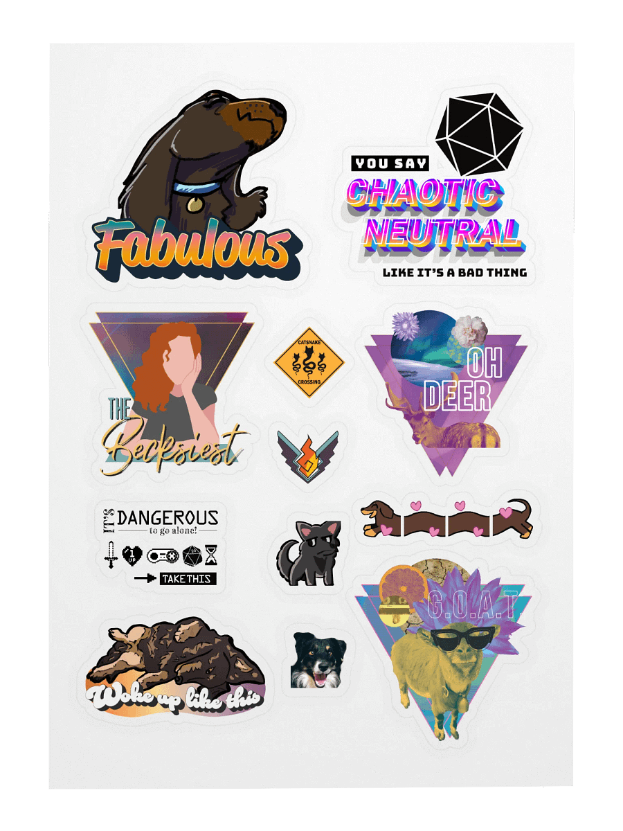 TheBecksiest Collection 1 - Sticker Sheet product image (3)