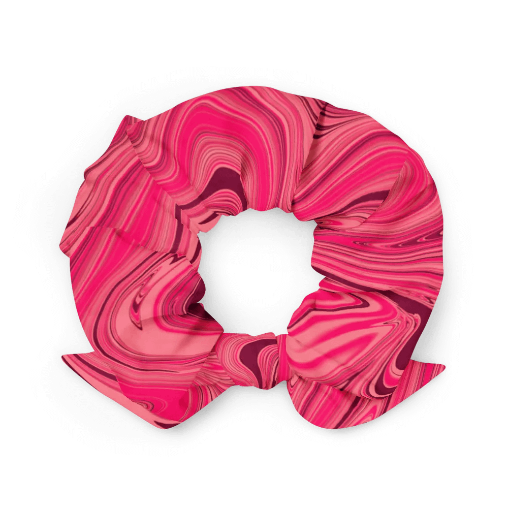 Scrunchie - Shades of Magenta Pink Digital Fluid Art product image (1)