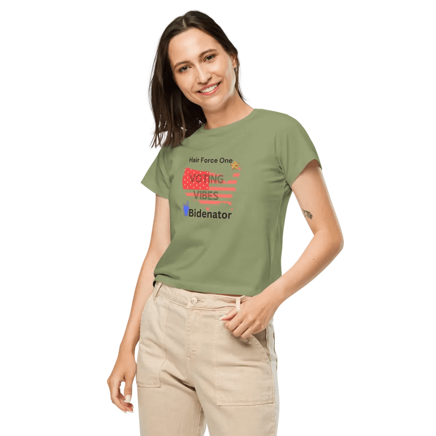 Voting Vibes High-Waisted Tee product image (35)