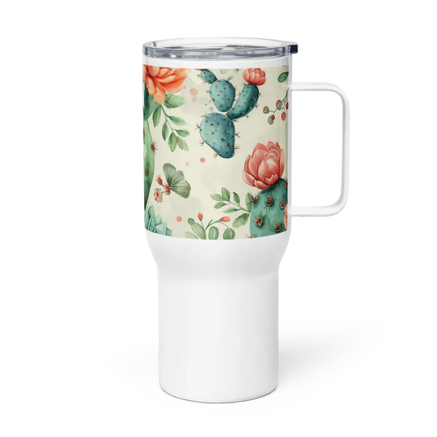 Succulent Serenity Stainless Steel Travel Mug product image (3)