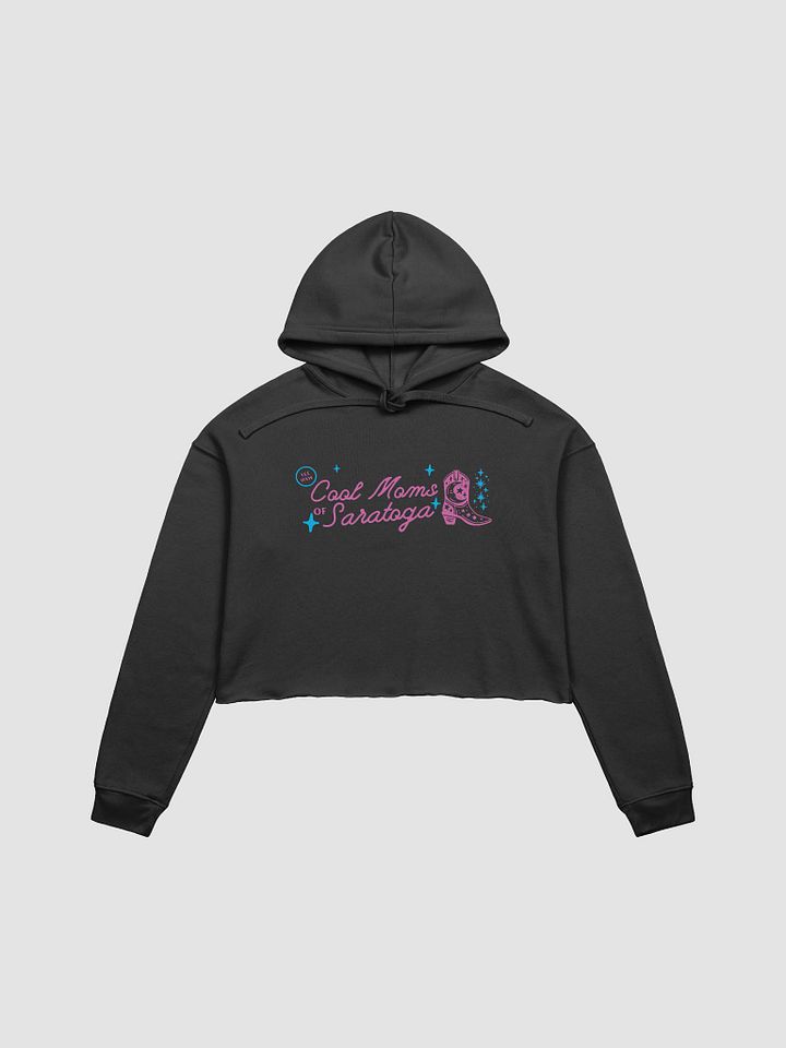 Cool Moms of Saratoga Cowboy Boot Crop Top Hoodie product image (3)