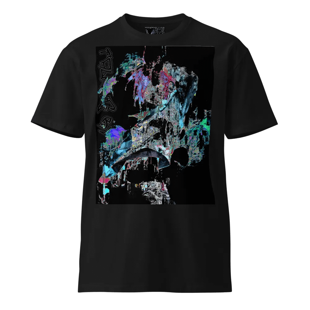 The Future Looks Liquid "Glitched" Unisex Premium T-Shirt product image (1)
