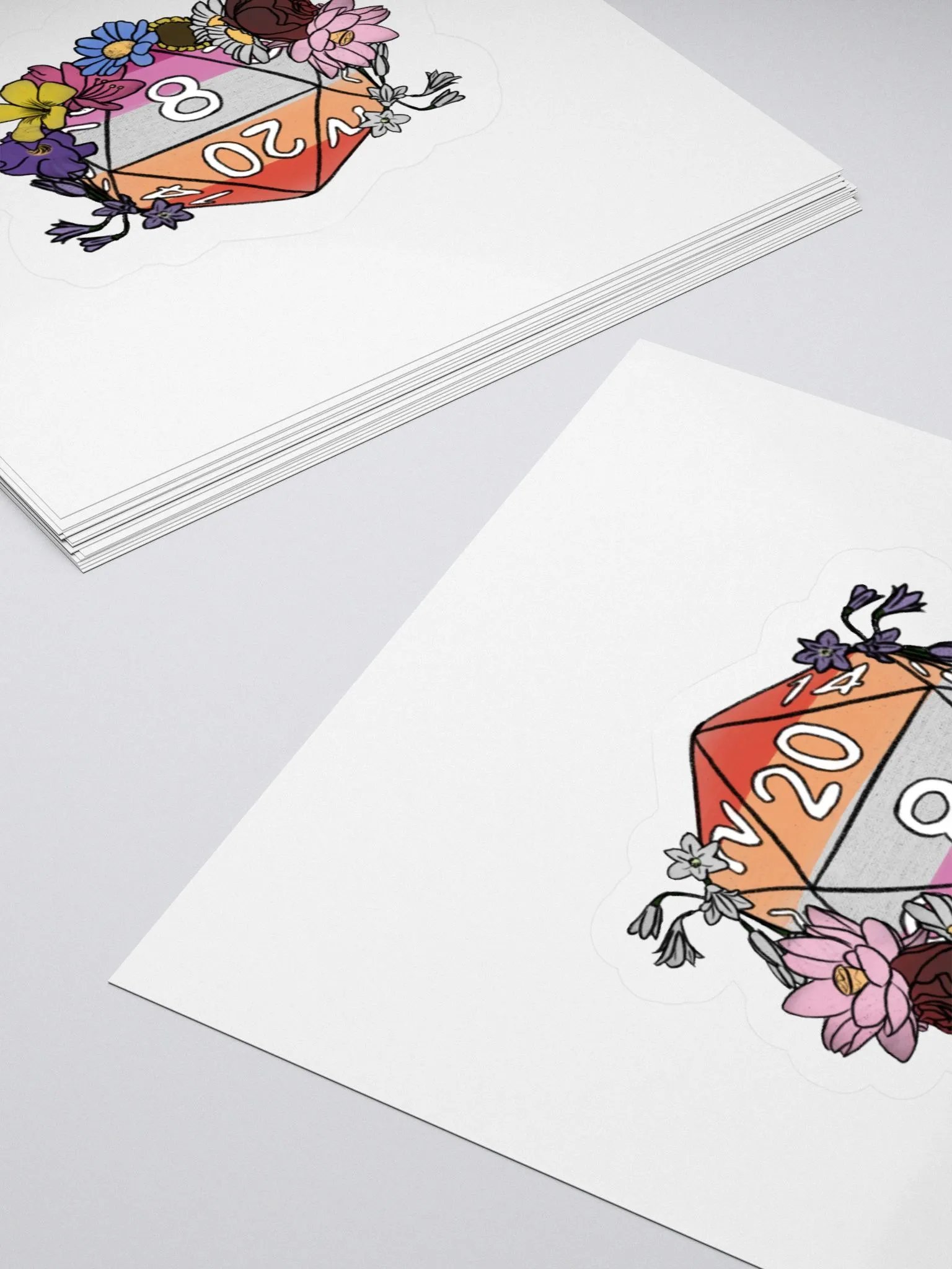 DnD Inspired Pride - Sticker - Lesbian product image (4)