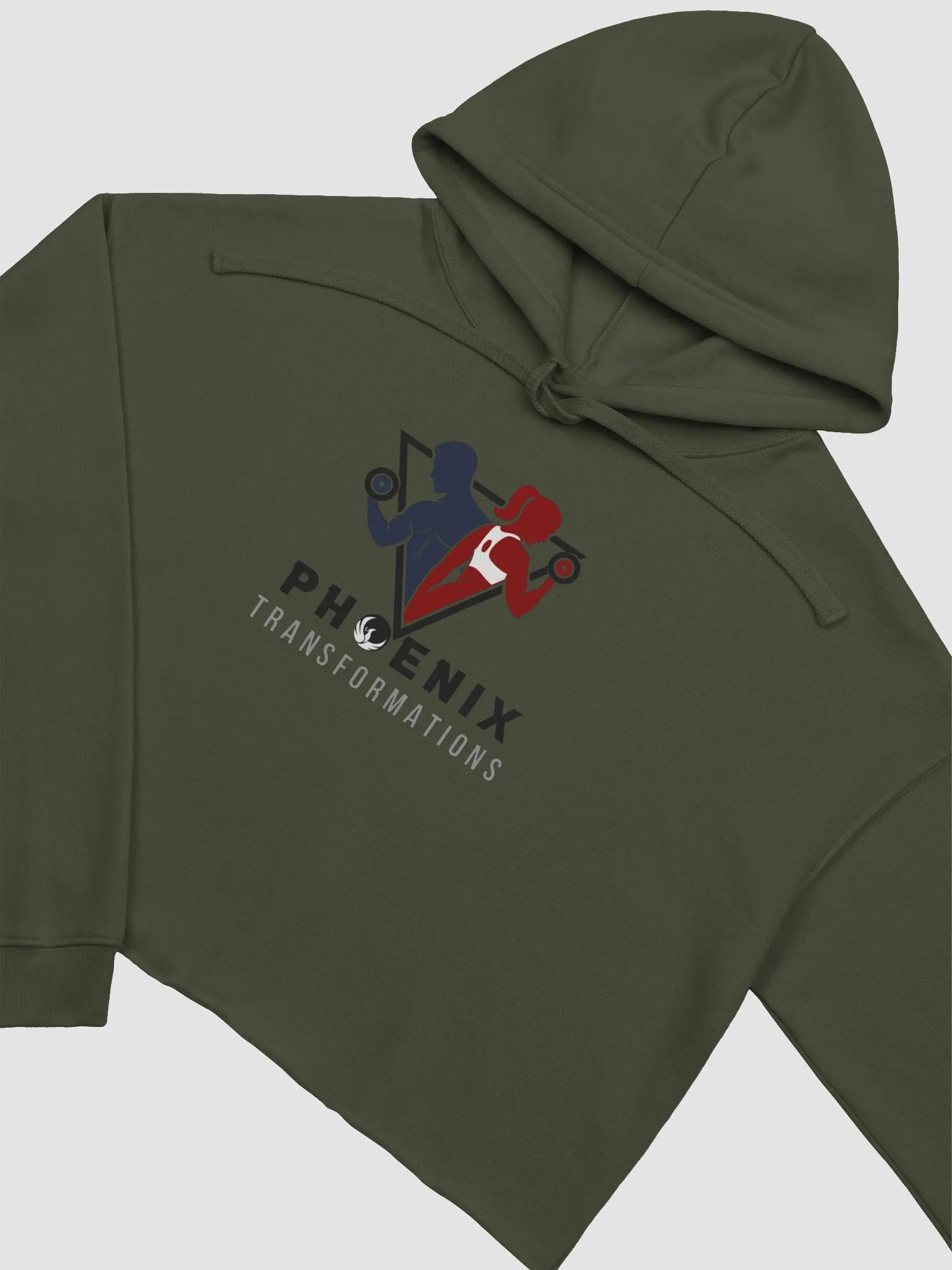 Cropped Hoodie Color Logo product image (6)