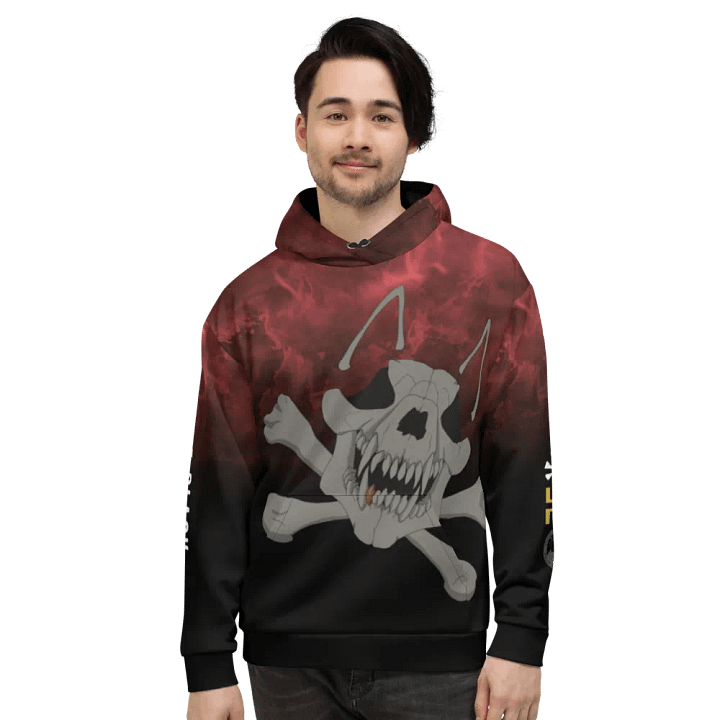 Mongrel Squad Straight Outta Klescher Red/Black Hoodie product image (2)