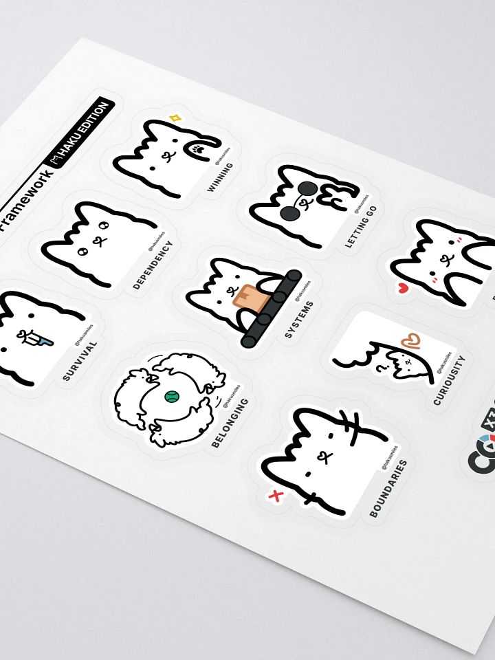 Better Life Framework Stickers (HAKU) product image (2)
