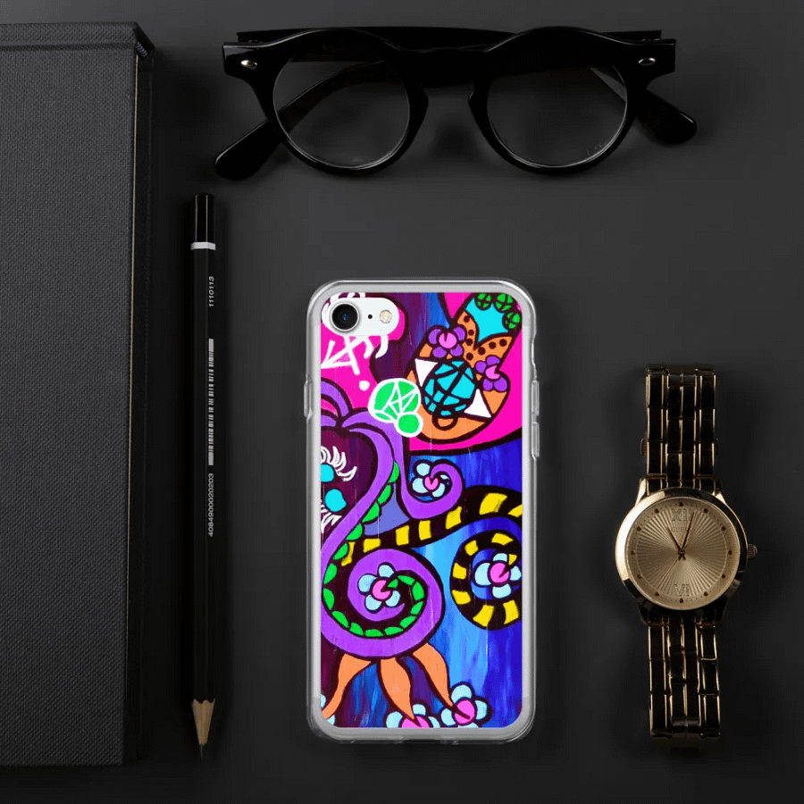 Whimsical Floral Fantasy iPhone Case product image (4)