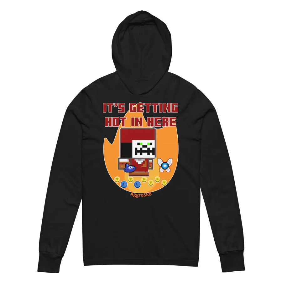 Aggro - It's Getting Hot - Long Sleeve Hooded Shirt product image (2)