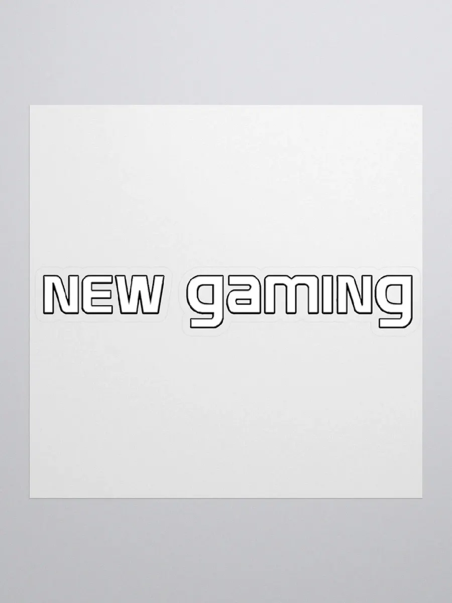 N.E.W. Gaming - Text Logo Sticker product image (2)