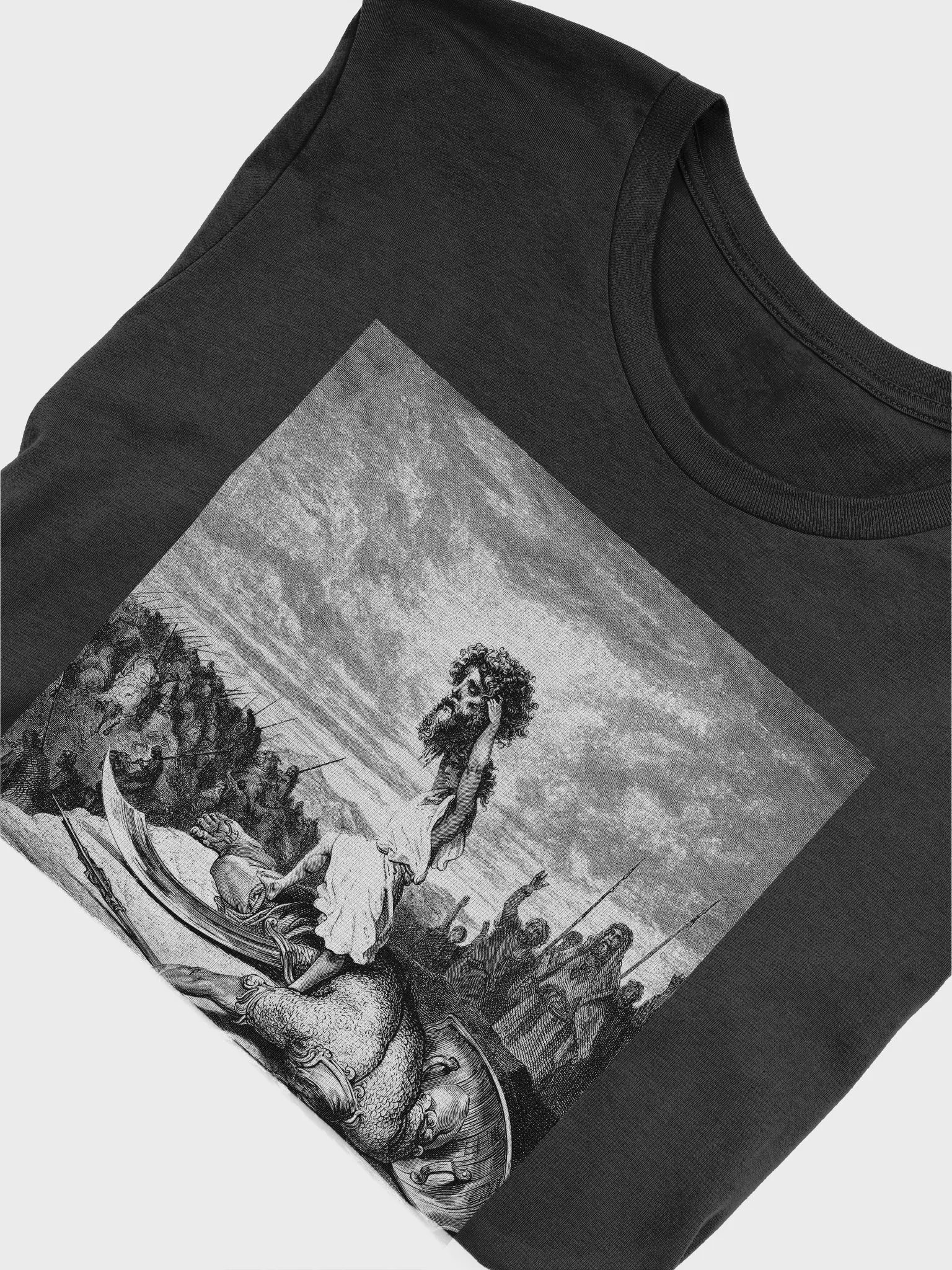 David and Goliath Gustave Dore Bible Illustration Unisex T-Shirt product image (5)