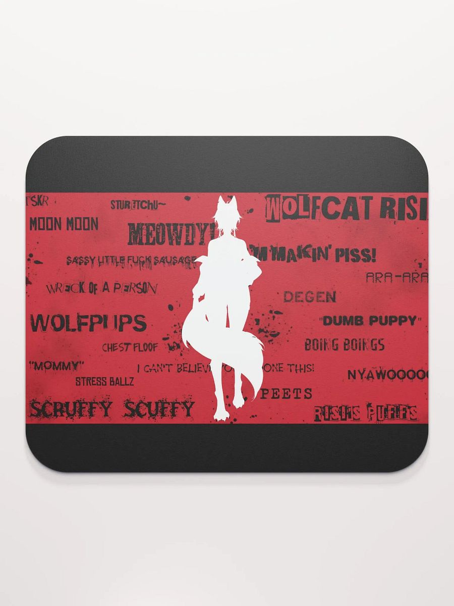WolfcatRisi Word Wall Mousepad product image (2)