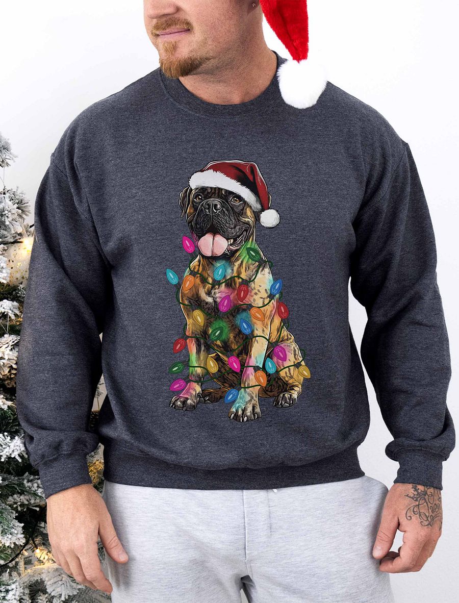Funny Bullmastiff(Brindle) Christmas Sweatshirt product image (1)