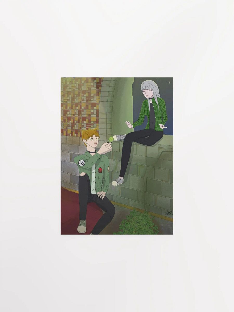 Kagami and Carter Clover Poster product image (2)
