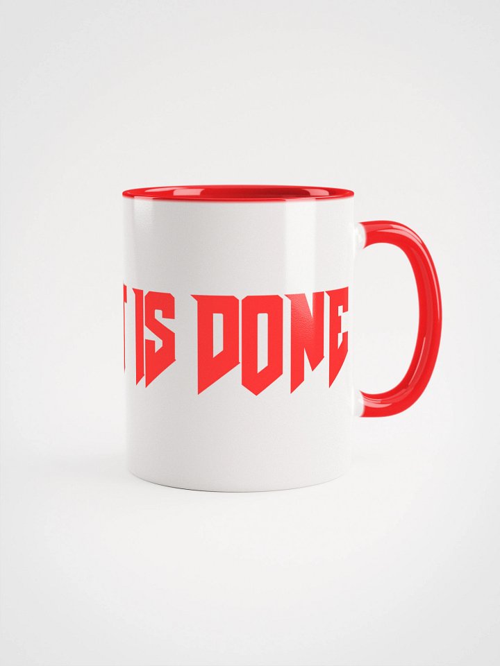Humanity's Guardian God - Doom Slayer Saga - UNTIL IT IS DONE Bold Inspiration Ceramic Mug product image (1)
