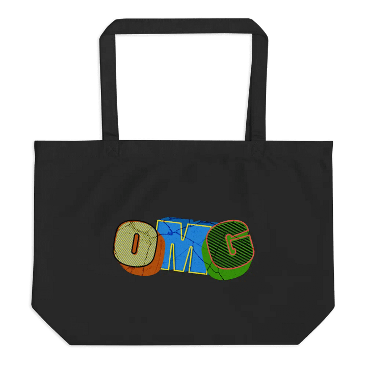 OMG Comic Style Organic Tote Bag product image (1)