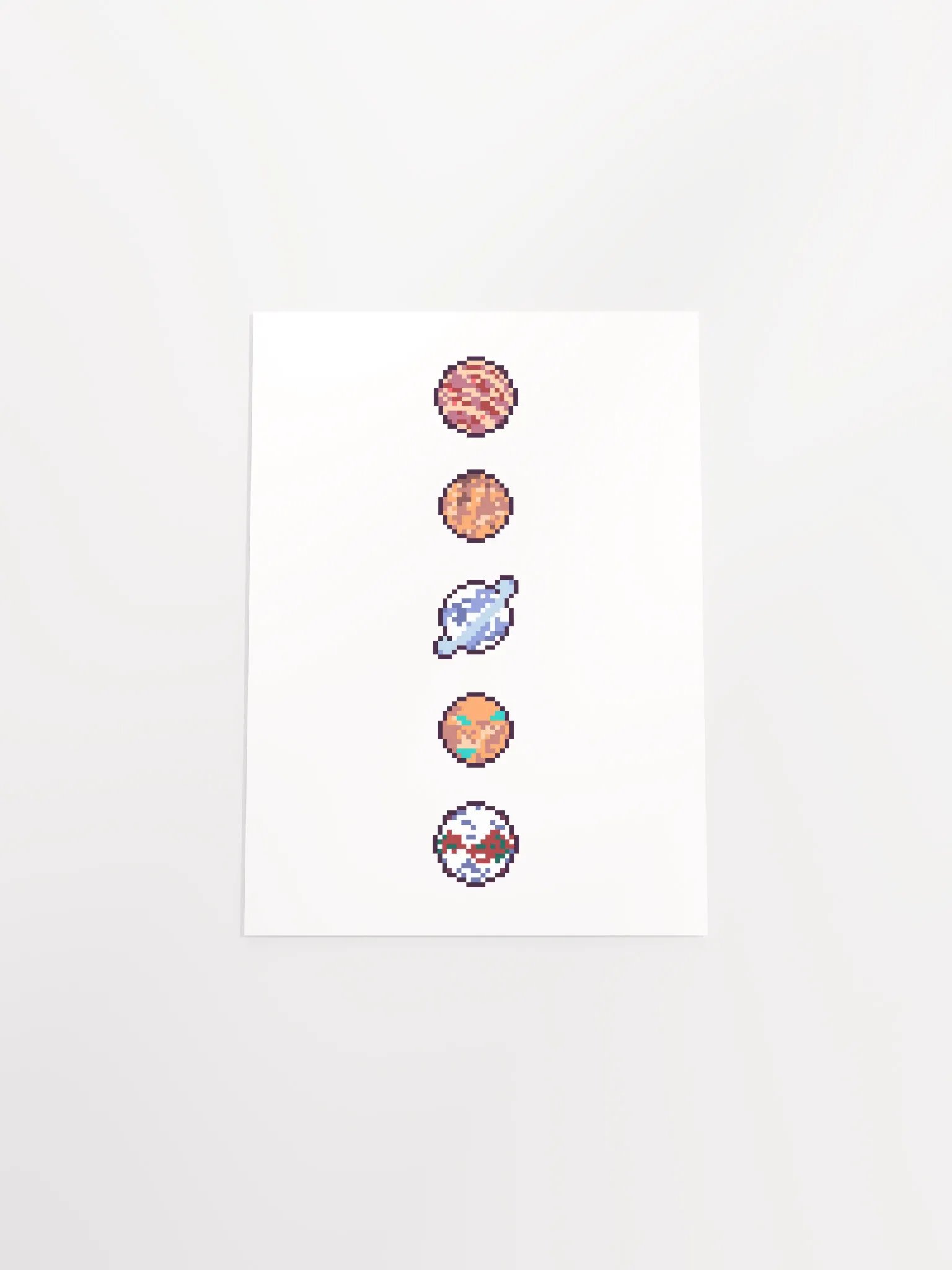 Pixel Planets Poster product image (4)