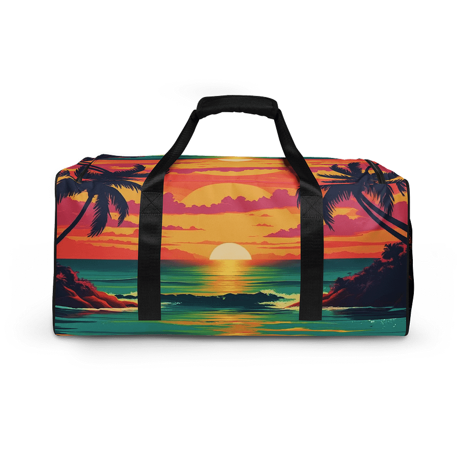 Tropical Sunset All-Over Duffle Bag product image (4)