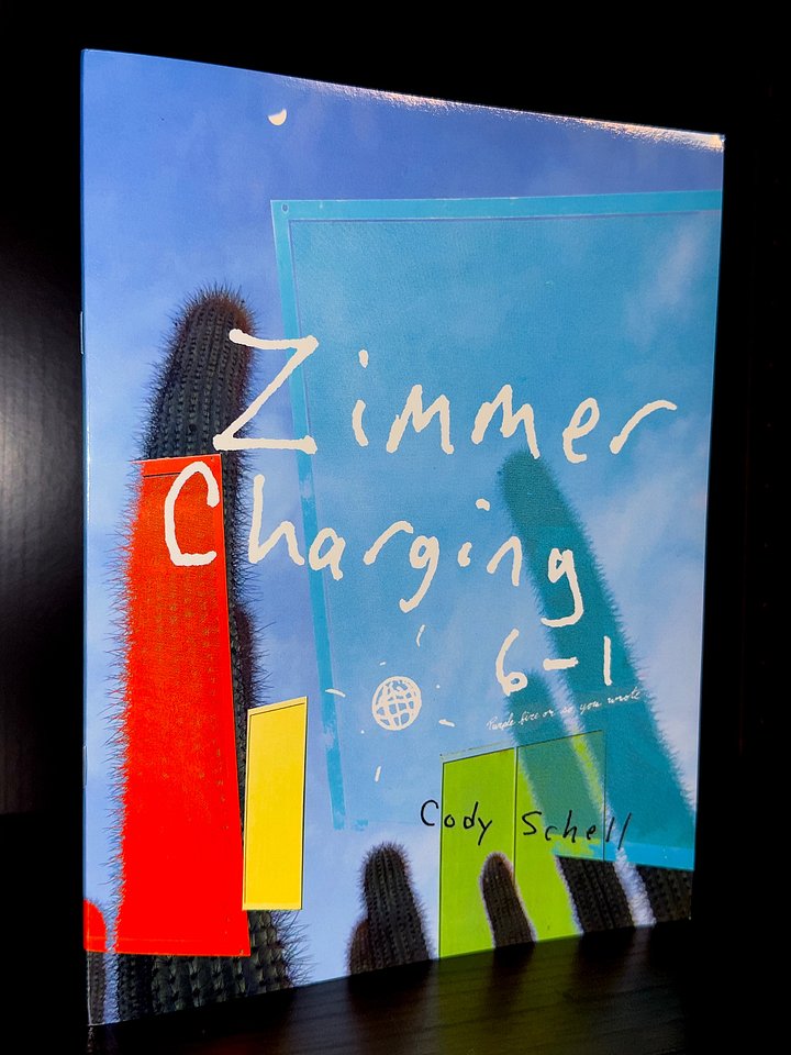 2025 - Zimmer Charging 6-1: "Purple Fire Or So You Wrote" book product image (1)
