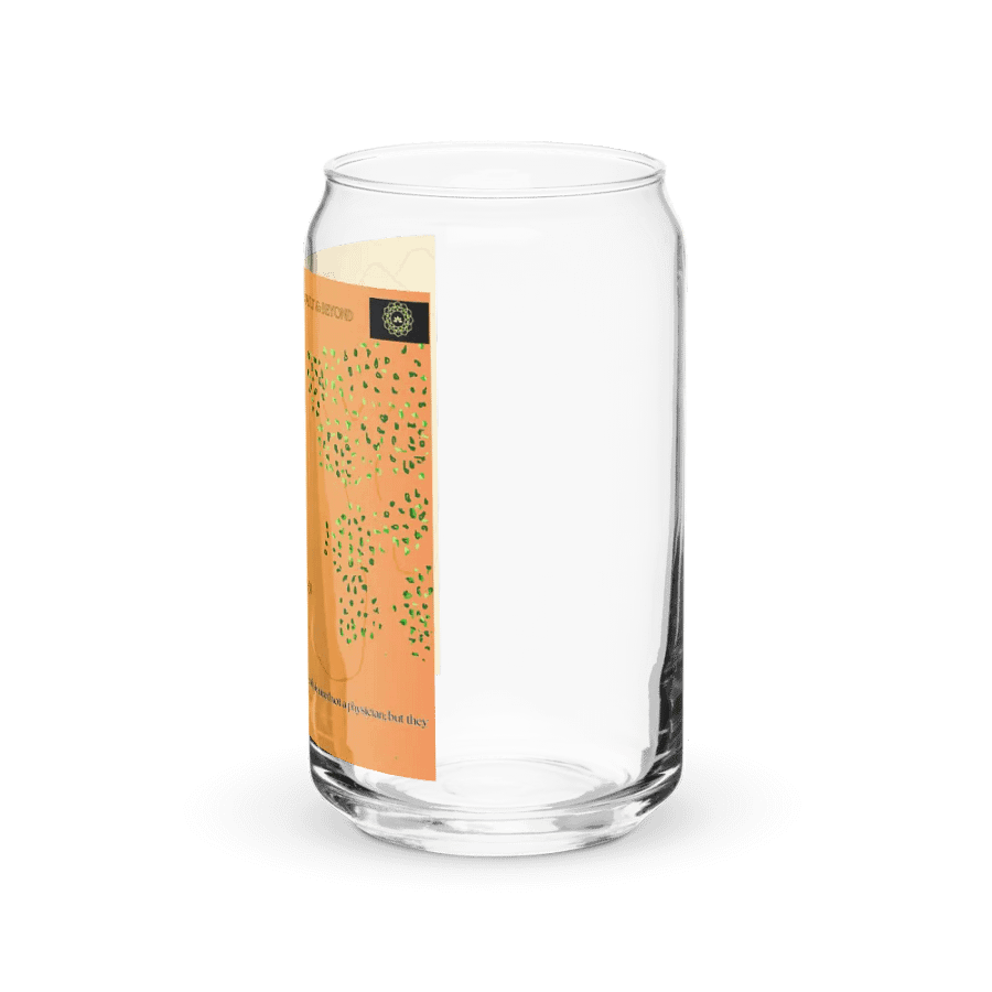 Ethereal 'African Hoopoe' themed Can-Shaped Glass product image (39)