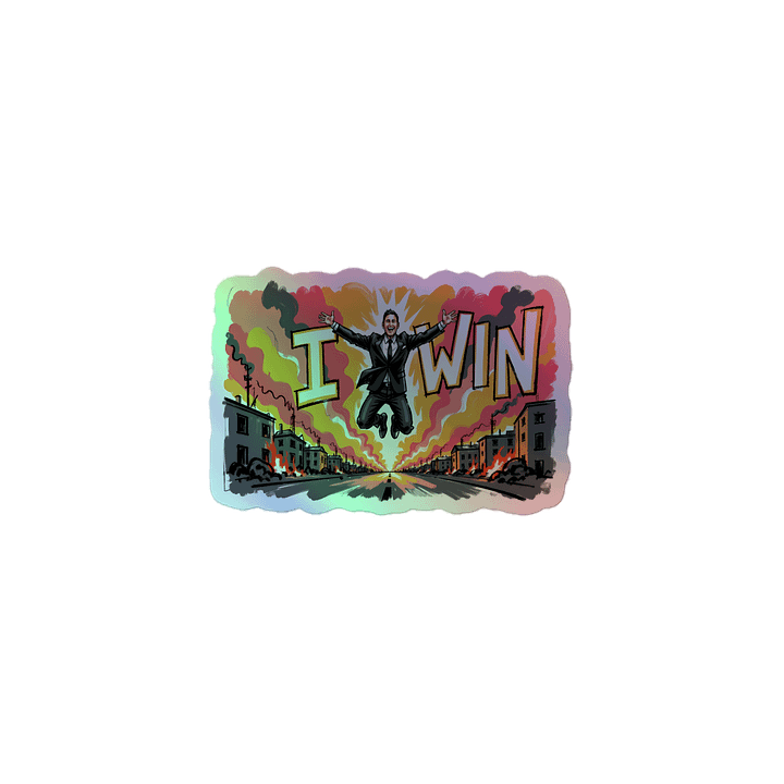 Triumphant Explosion Art Print – Urban Victory Holographic Sticker product image (1)