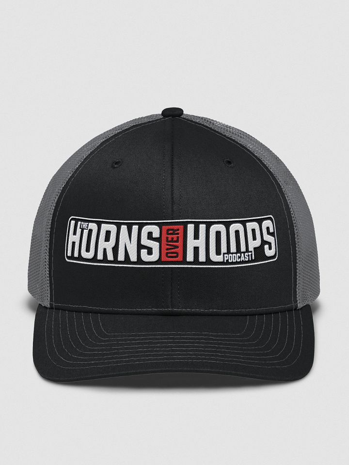HORNS OVER HOOPS Banner Trucker Hat product image (2)