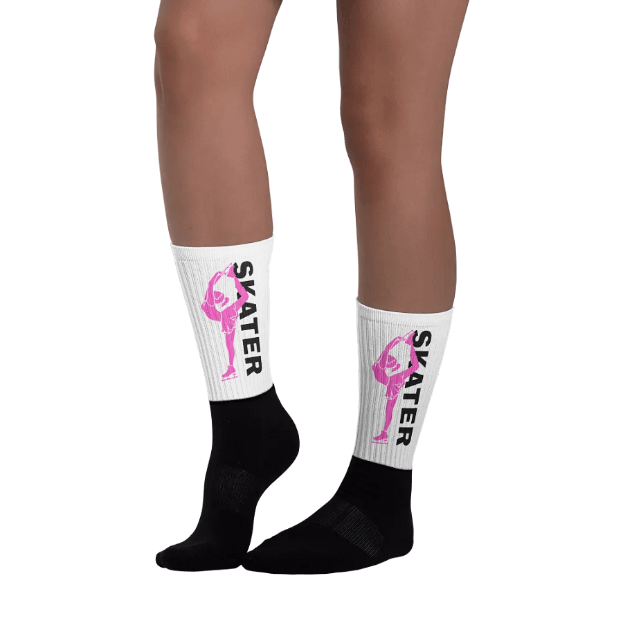 White SKATER Socks product image (3)
