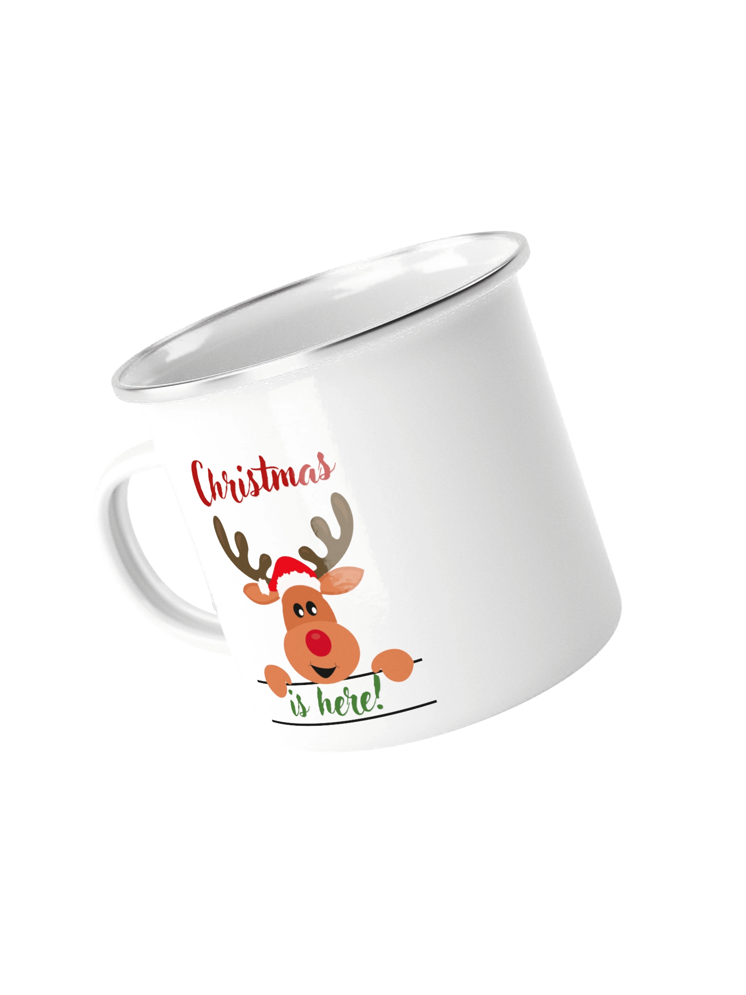 Festive Reindeer Enamel Mug product image (4)
