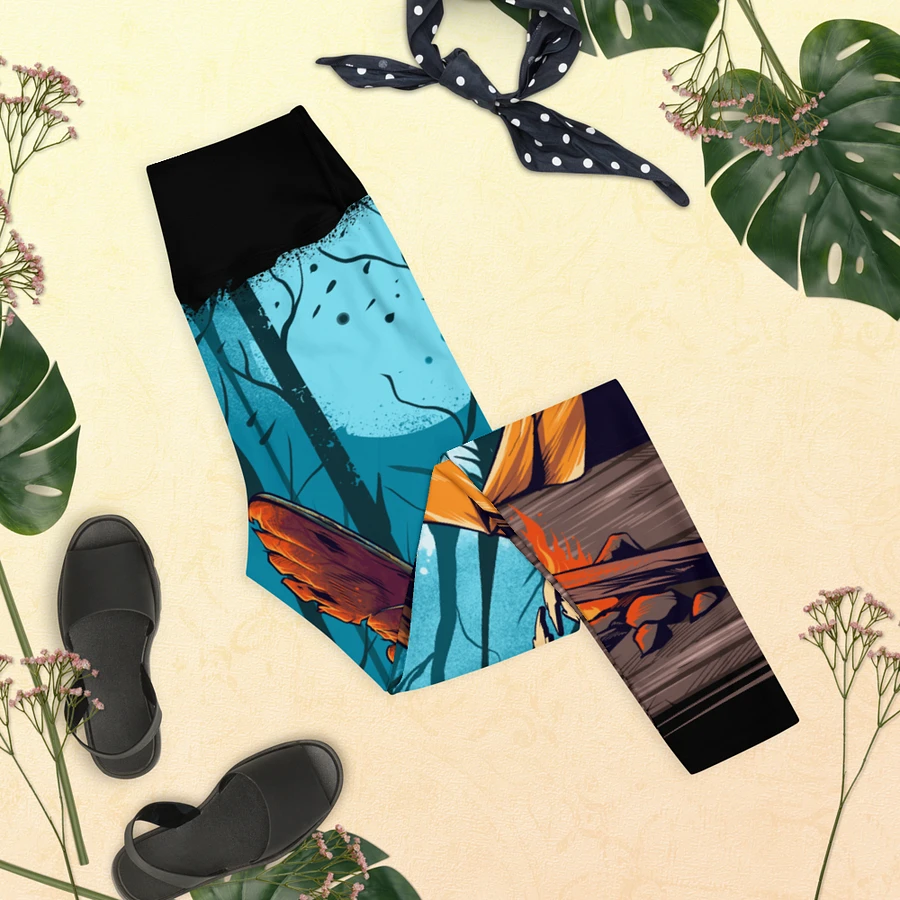 Eerie MothMan Forest Yoga Leggings product image (48)