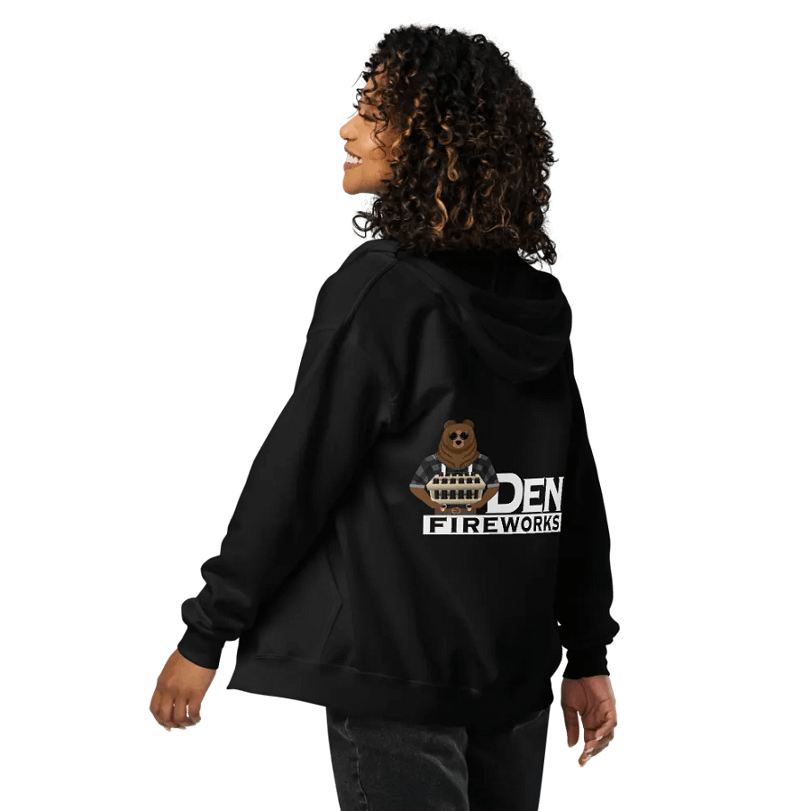 Black Zip up hoodie product image (10)