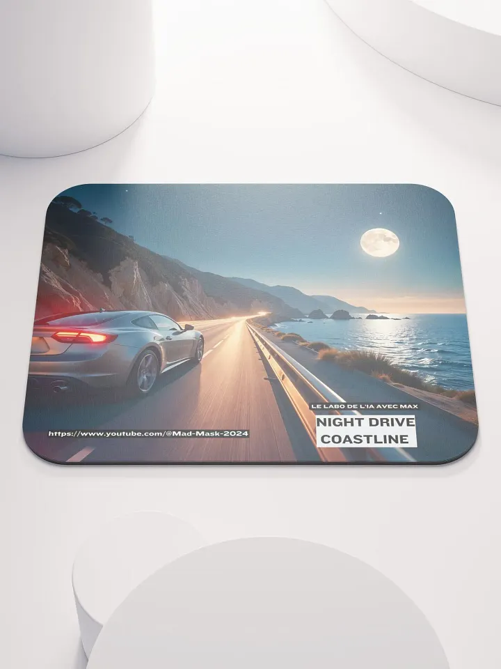 Classic Mouse Pad : Night Drive Coastline product image (1)