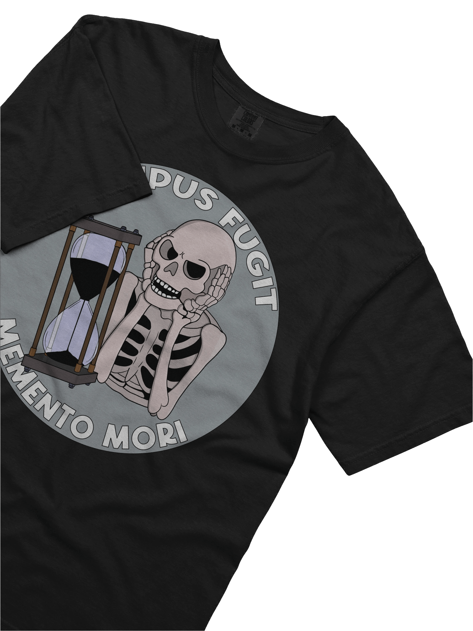 Tempus Fugit Skeleton Memento Mori Hourglass product image (65)
