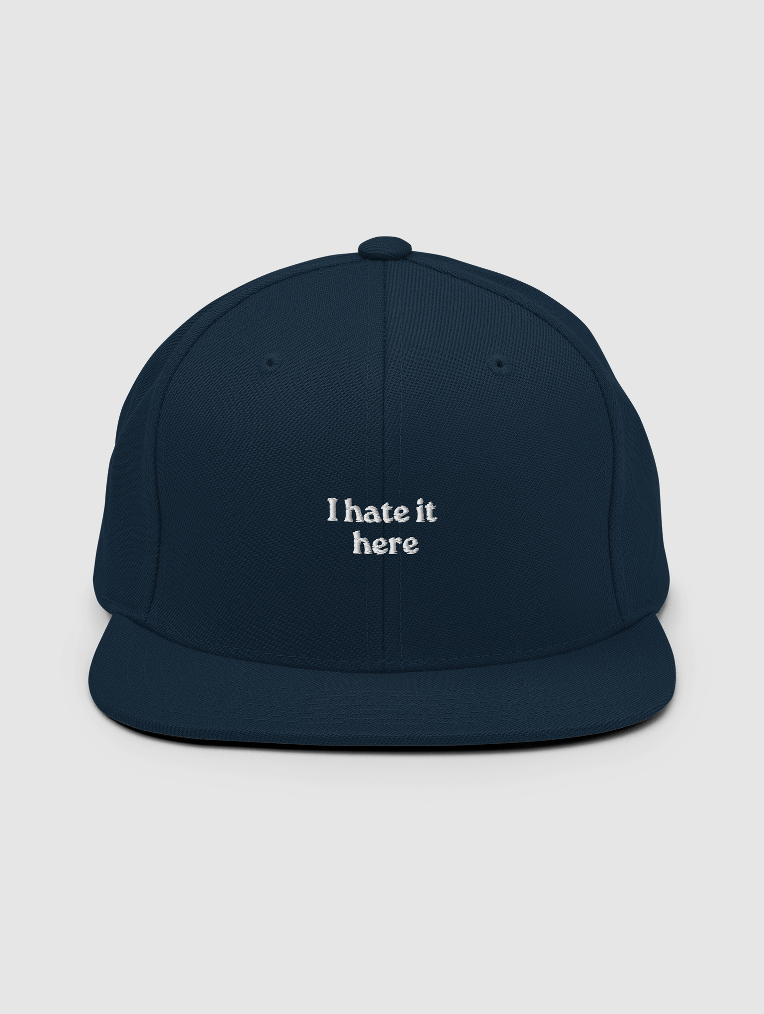 I hate it here - Snapback product image (1)