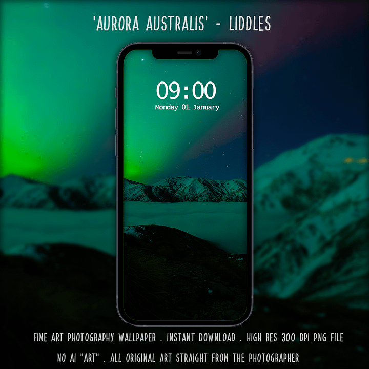 Aurora Australis by Liddles phone wallpaper product image (1)