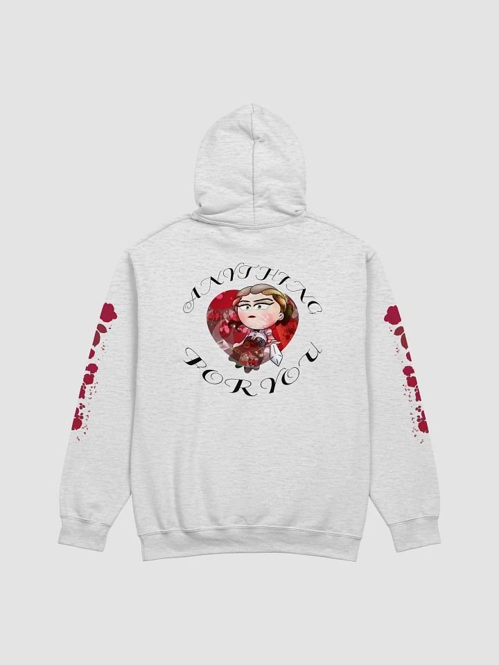 "ANYTHING FOR YOU" Chibi Ingrid Hoodie (with black text) product image (1)