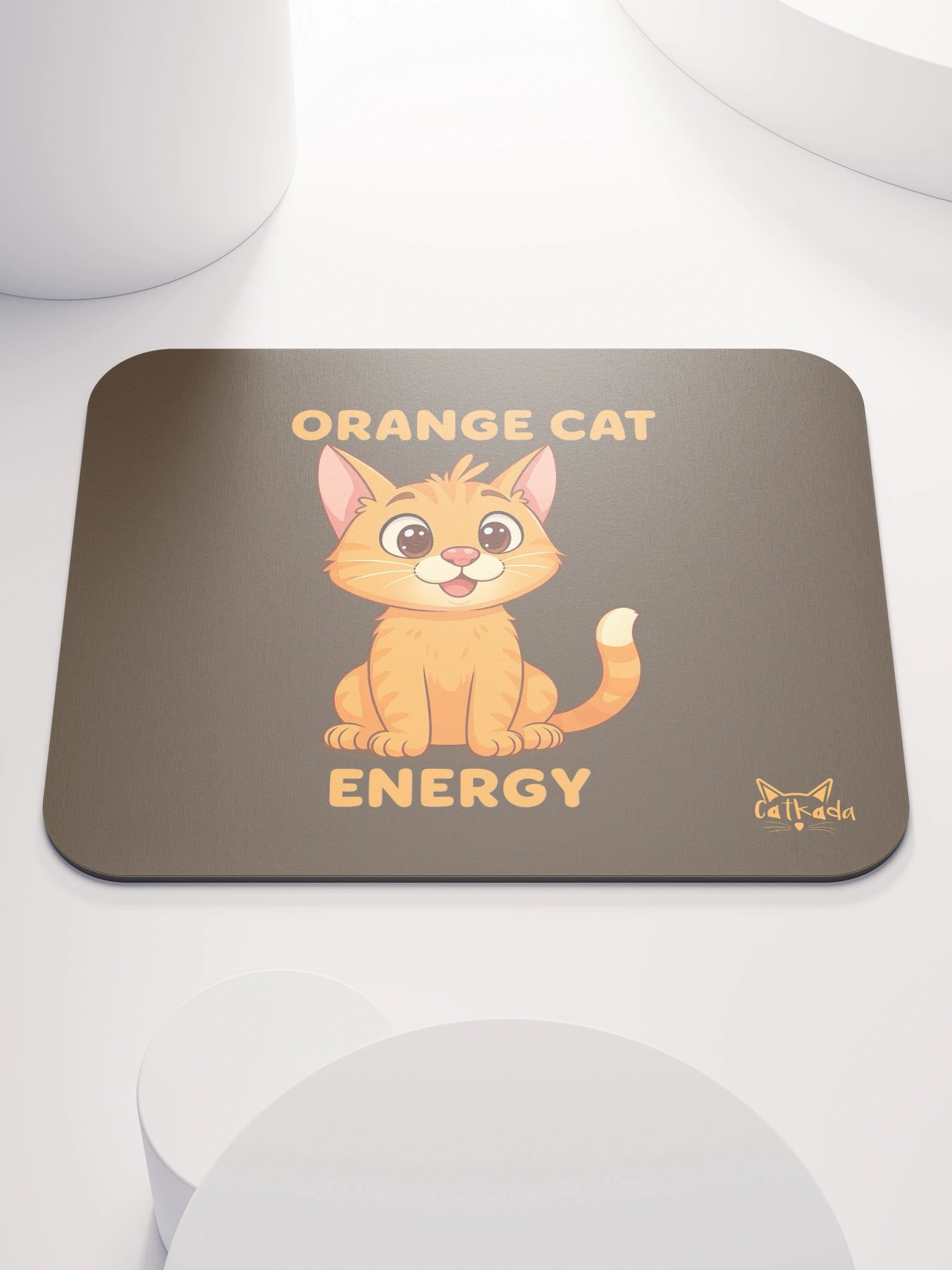ORANGE CAT ENERGY MOUSEPAD product image (1)