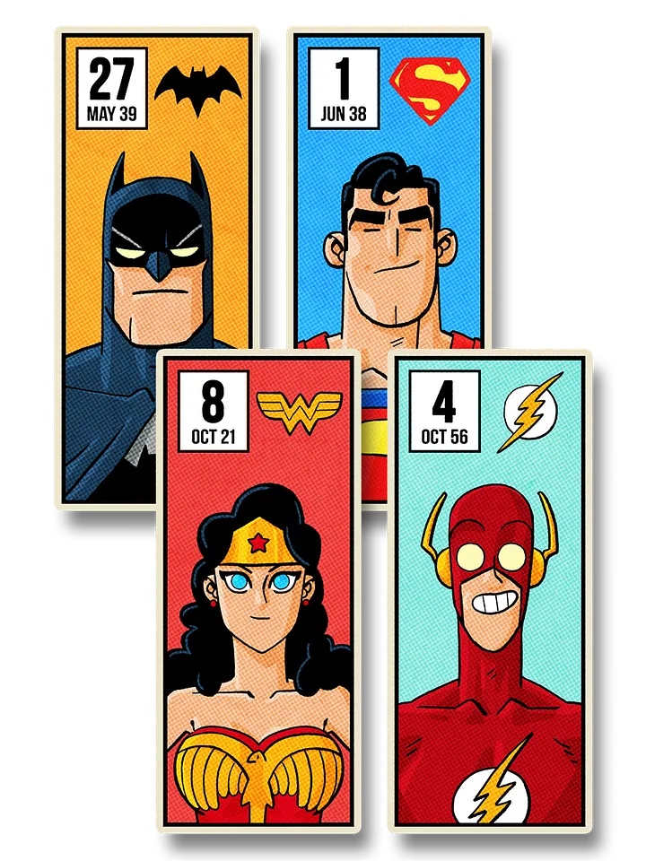 DC Heroes Sticker Pack product image (1)