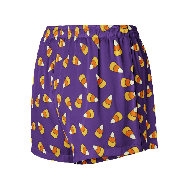 "Scattered Candy Corn" Pattern - Women's Pajama Shorts product image (2)