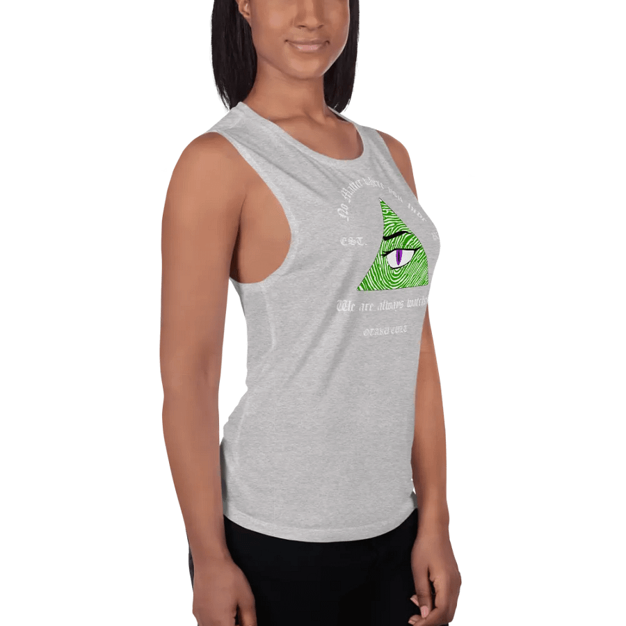 Otaku Cult (White) Womens Muscle Tank Top product image (15)