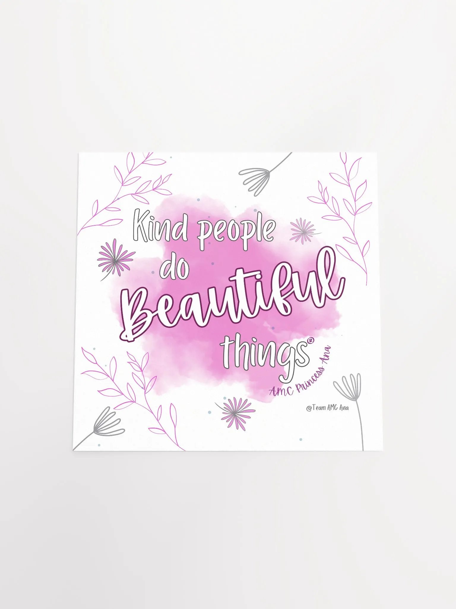 KPDBT - White/Pink Poster product image (10)