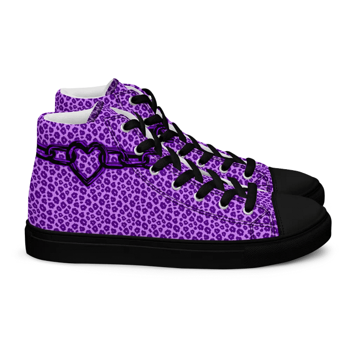 Heartfelt Leopard Men's High Tops product image (2)
