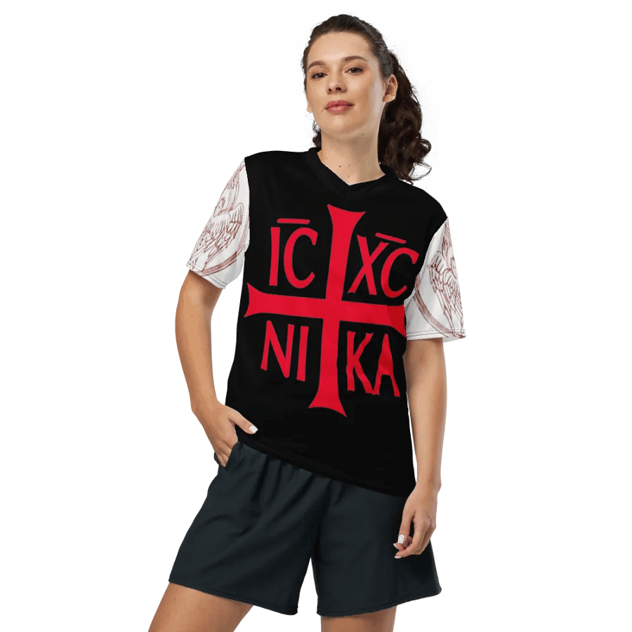 Jesus Christ Conquers All-Over Print Sports Jersey product image (7)