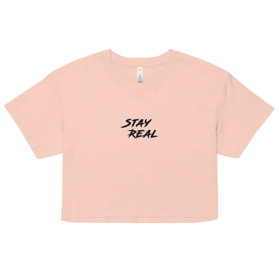 Stay REAL Embroidered Crop Top product image (2)